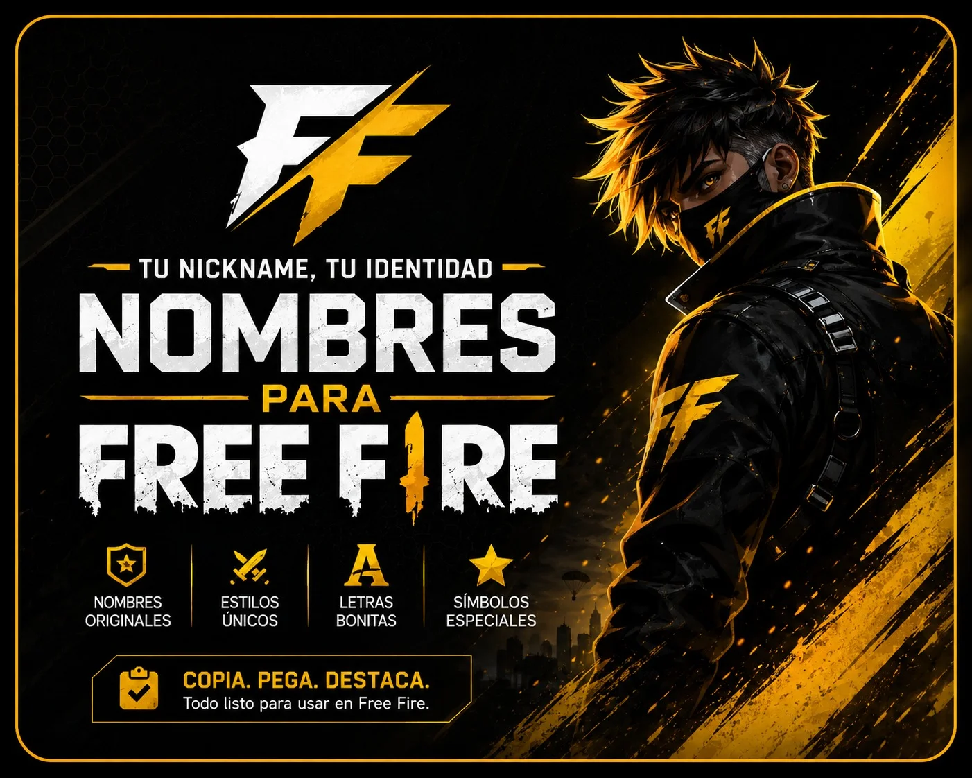 Acerca de Nosotros, Nombres para Free Fire