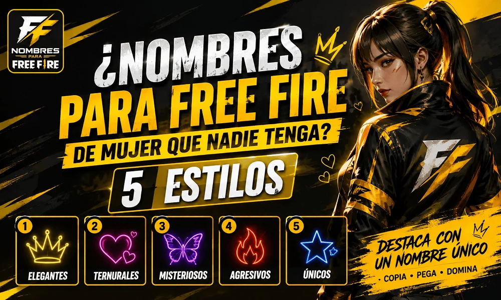 nombres para free fire de mujer que nadie tenga​